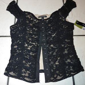 Floral lacy top